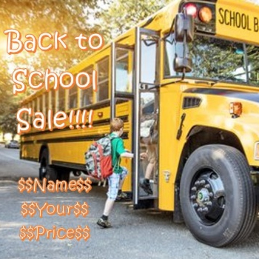 Back to School Sale!! Name your price.